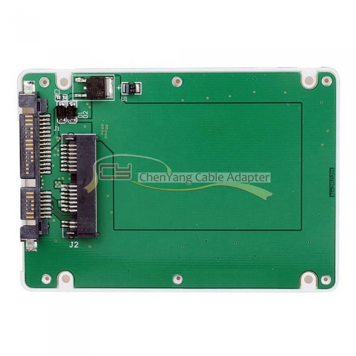2," SATA 22pin 7+ 15 Корпус жесткого диска белый 7 мм Высота до 1,8" Micro SATA 16pin SSD