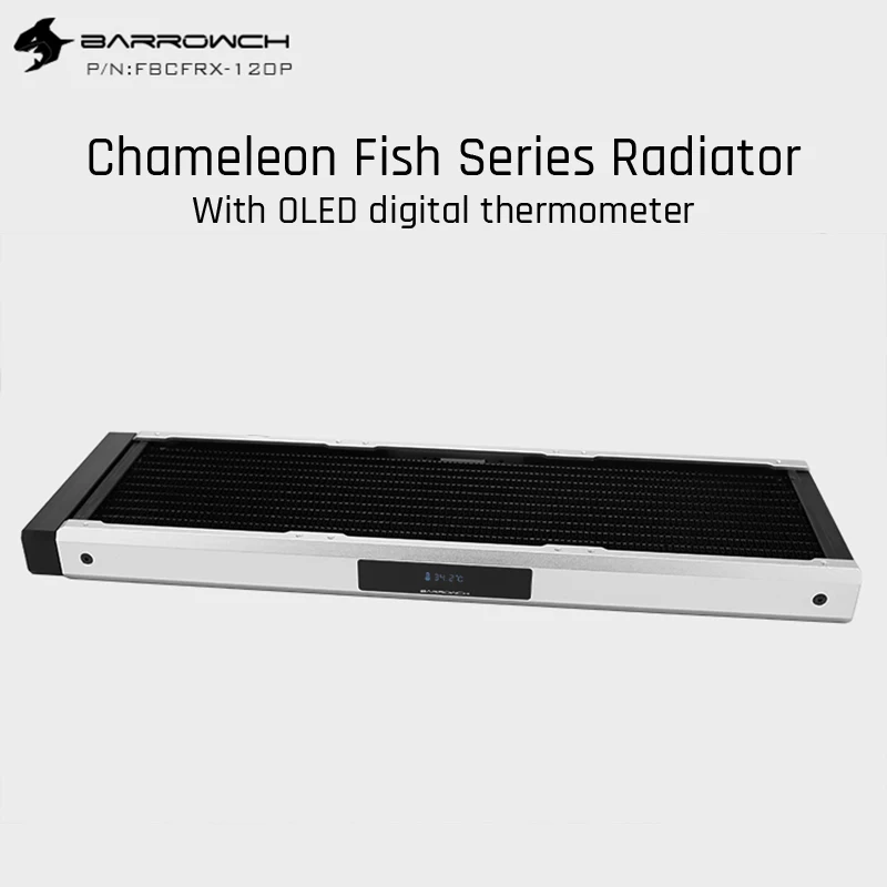 Barrowch FBCFRX 360 Хамелеон рыбы модульный мм радиатор с oled дисплеем акриловый/POM