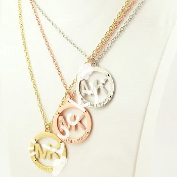 

Round Hollow Letter Sweater Chain European And American Fashion High-Quality Necklace
