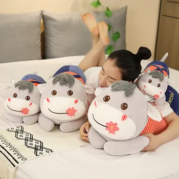 

Hot new cow plush doll couple cow lying pillow doll plush toy personality creative plush doll doll gift toy