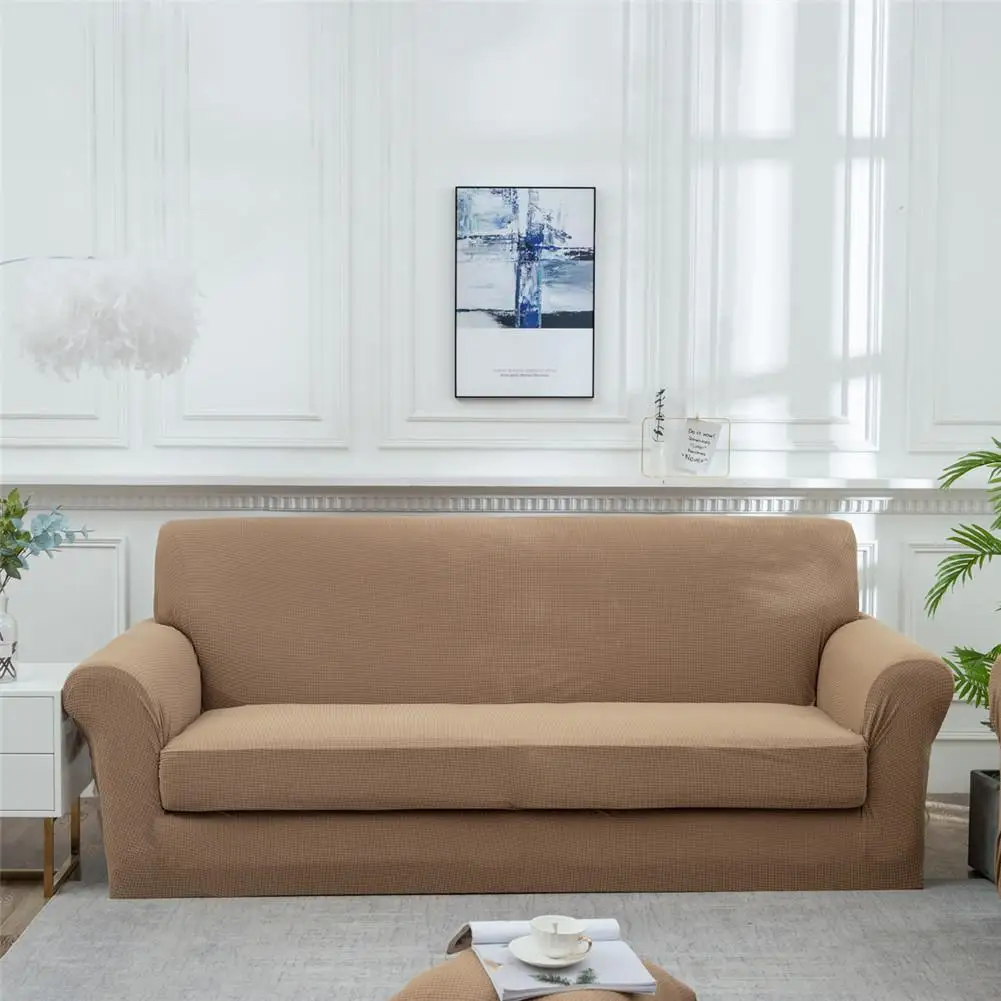 6 Colors Sofa Cover Stretch Seat Couch Covers Armchair Couch Cover Funiture Slipcovers Elastic All-inclusive Couch Cover