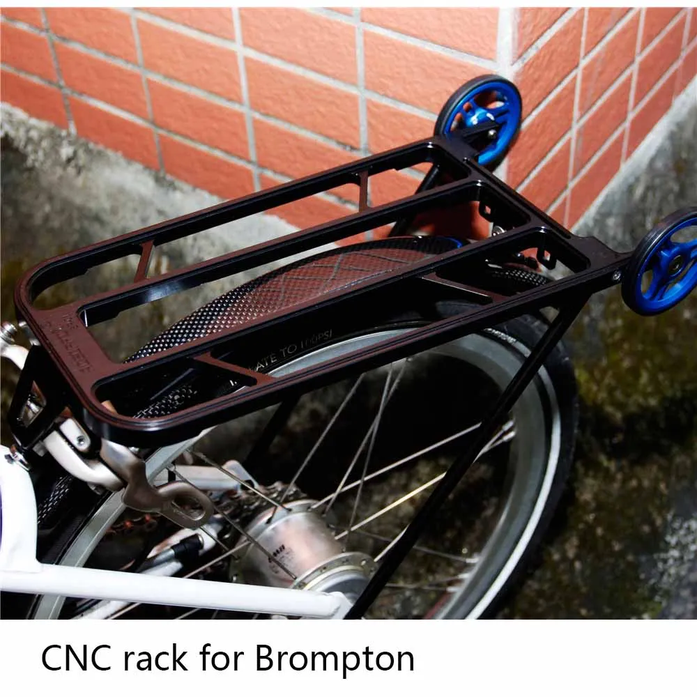 Aceoffix CNC Сверхлегкий Алюминиевый сплав задняя стойка для Brompton складные велосипеды аксессуары стойка