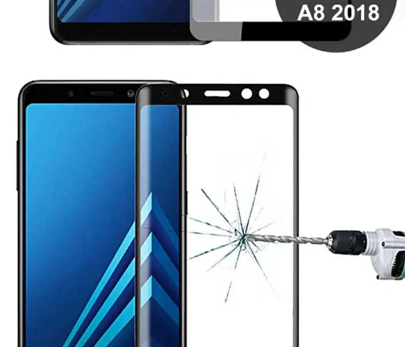 Защитное стекло для samsung Galaxy A6 A8 Plus Защитная пленка для экрана для samsung A3 A5 A7 закаленное стекло