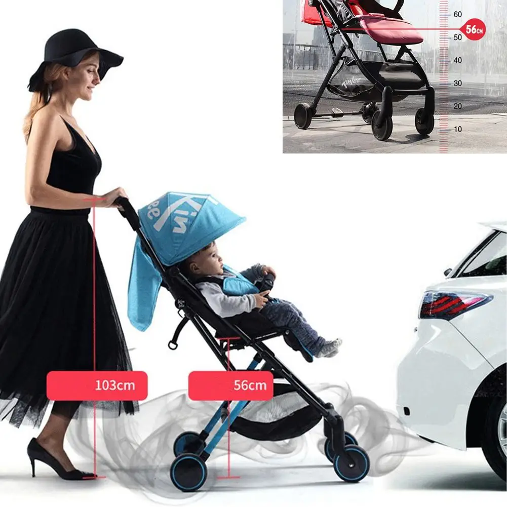Kidlove от 0 до 3 лет, детская коляска Складная Легкая Складная коляска лёгкая коляска с 4 колесами