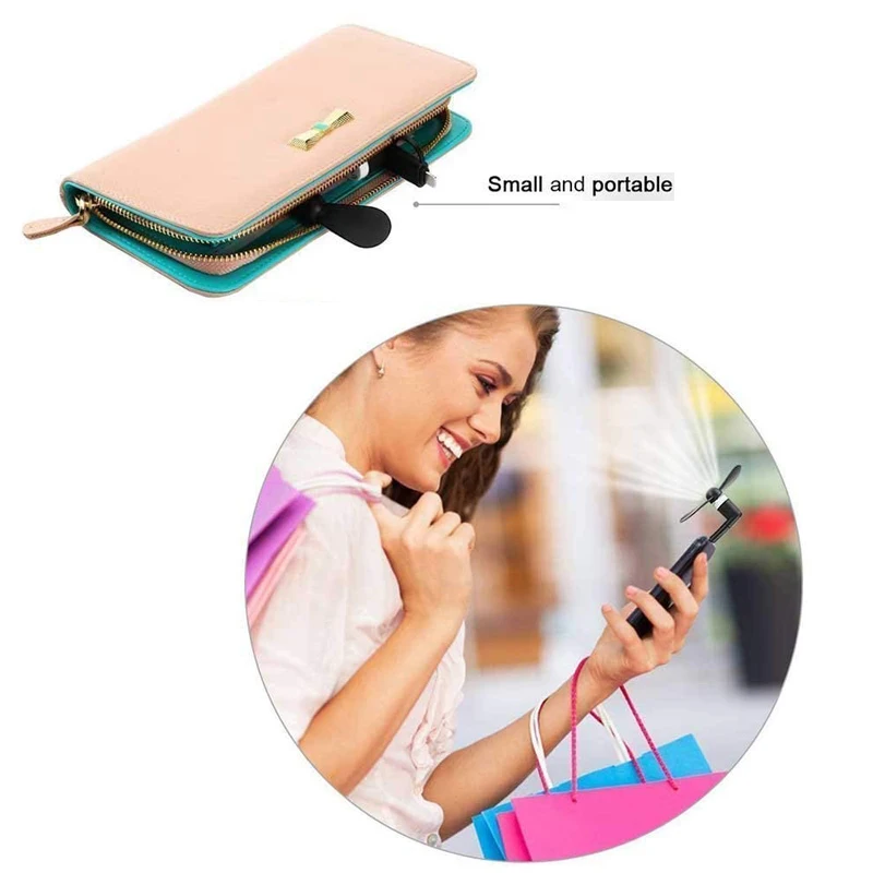 Мини USB вентилятор 3 в 1 портативный гаджет для Android OTG Micro Type c iPhone 5 6S 7 Plus 8 X XS
