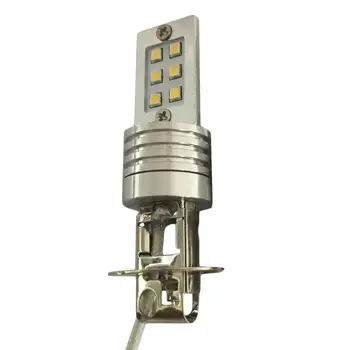 

Long lasting Life & Low Power Consumption H1 Auto Car Turn Signal Reverse Lights Daytime running 12LED 6W White Light Car stylin