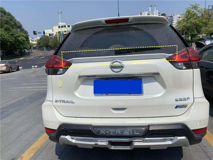 Для Nissan x trail спойлер на крышу из АБС материала автомобильное заднее крыло нажмите