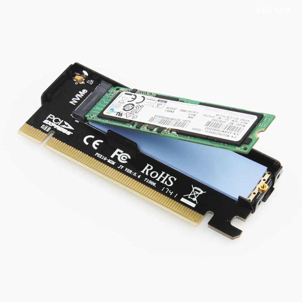 NVME M.2 to PCIe Adapter PCI Express X16 to M2 Expansion Card with Heat Sink