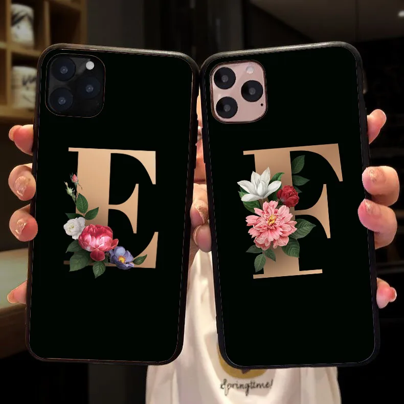 Пользовательское имя письмо монограмма S U P R Мягкий ТПУ чехол для телефона iPhone 11
