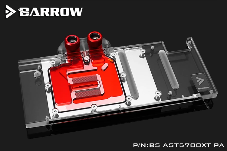 Курган полное покрытие GPU водоблок для ASUS TUF 3 5700XT Аврора материнская плата 5V SYNC AURA BS-AST5700XT-PA