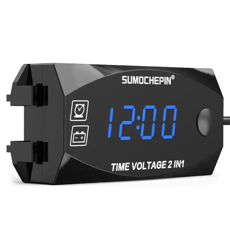 

DC 12V LED Digital Display Voltmeter Voltage Panel Meter For Electromobile Motorcycle Car