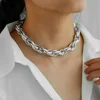 Punk Big Thick Chain Choker Necklace for Women Men Exaggerated Hip Hop Street Night Club Clavicle Chain collares Jewelry Gifts ► Photo 3/6