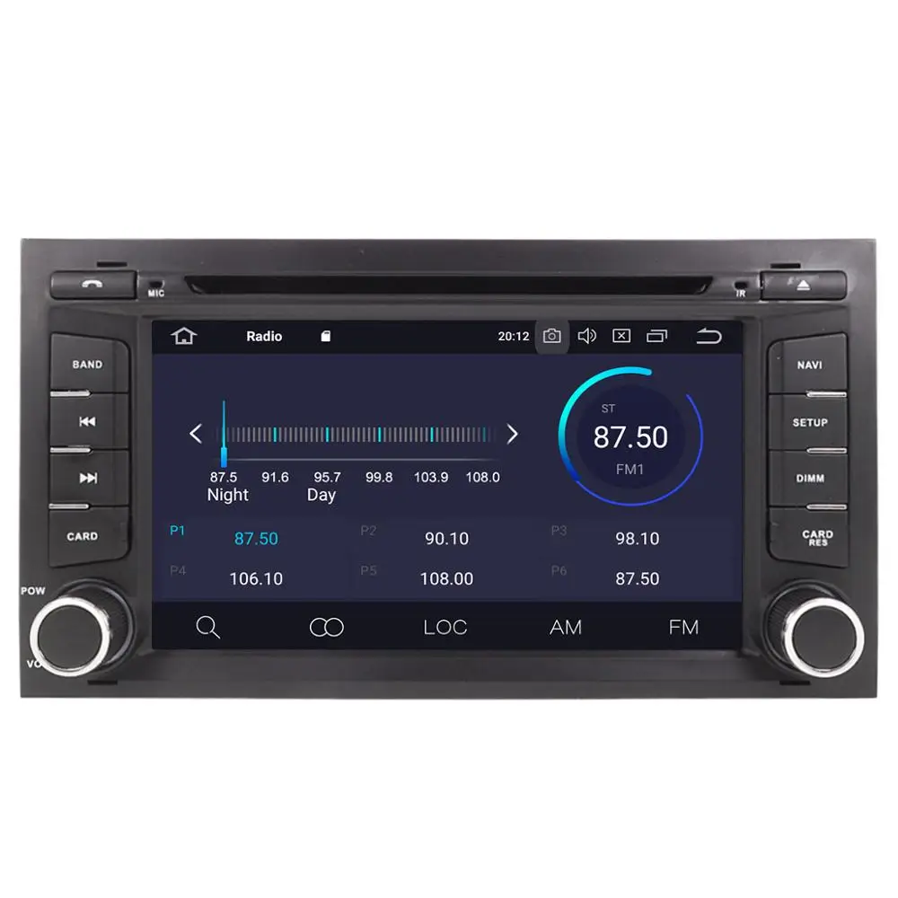 Perfect Android 9 4+64G DSP Car DVD Player GPS navigation For SEAT Ibiza Leon 2012 - 2017 MK4 head unit multimedia player tape recorder 5
