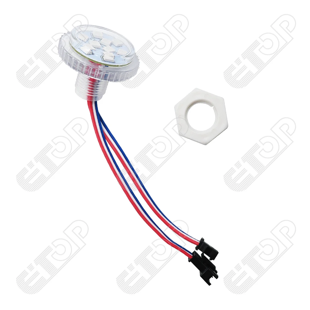 NEW Design Addressable 35mm Led Pixel Light;9Leds 5050;DC12V;2.16W;IP65;UCS2903 IC;Clear Flat Cover 4
