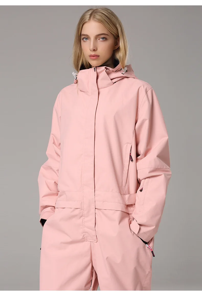Waterproof Hooded Men's Jumpsuits Sport Female Snow Overalls Women's Winter Outdoor Wear Snowboard Man Skiing Suits
