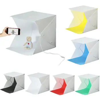 

6 Colors Background Cloth LED Soft Light Foldable Photography Tool Adjustable Line Photo Studio