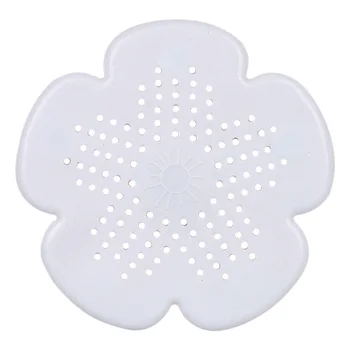 

Cherry Blossom Sewer Drainage Filter Bathroom Sink Kitchen Plug Anti-blocking Sewage Covers Floor Covering Hair Filter white