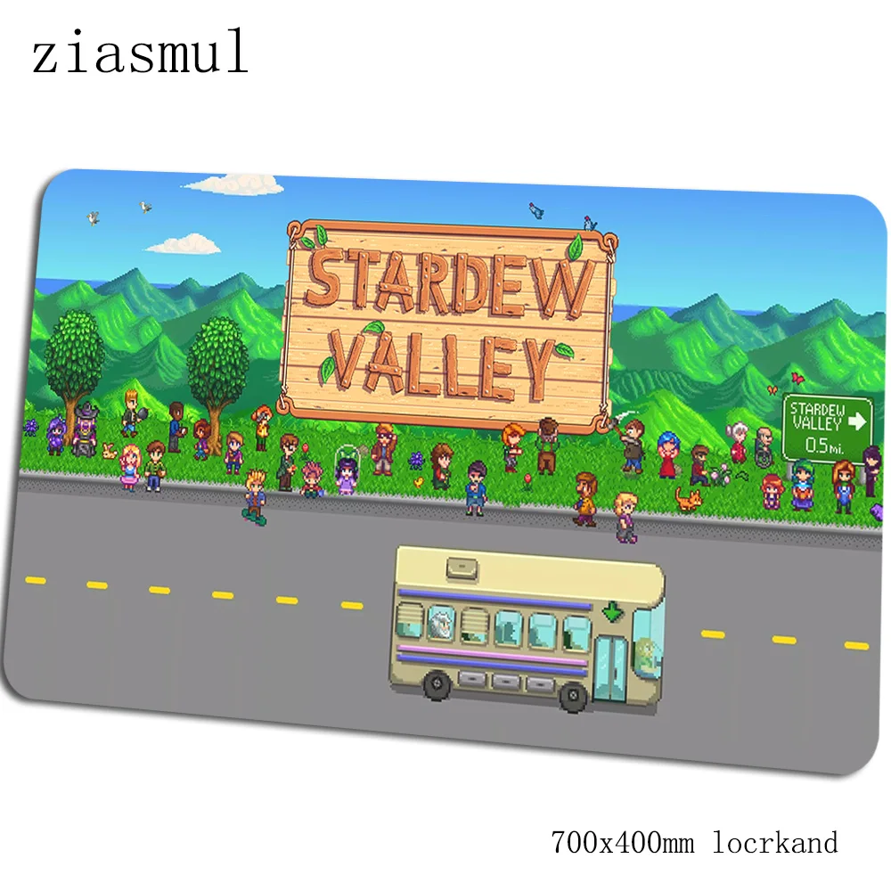 Stardew valley коврик для мыши HD шаблон компьютерный коврик 70x40 см игровой коврик для мыши Большой Прохладный Клавиатура со встроенной мышью игры ПК геймер стол - Цвет: Size 700x400x2mm