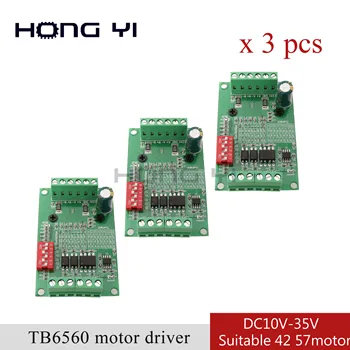 

3pcs NEMA17 NEMA 23 Stepper motor driver TB6560 Single Axis Controller Adjustable Electric current
