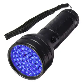 

XANES 51 LED UV Scorpion Detector Hunters Finder Violet Blacklight Flashlight for Detecting Torch Lantern Lamp Hunting Camping