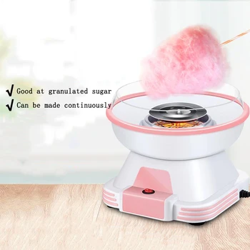 

Cotton Candy Machine Household Automatic Cotton Candy Machine 500w Handmade Mini Fancy Color Sugar Sugar Making Machine CY