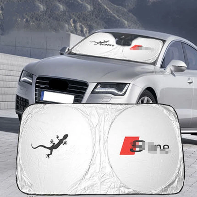 1 шт для Audi A4 A6 A3 A5 R8 S3 S4 S5 S6 S7 SQ5(ТТС) S8 RS 5 7 RS 3 TT RS Q3 Q5 Q7 A6L A8L автомобильные аксессуары спереди Защита от солнца