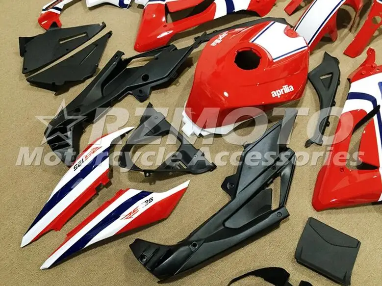 4 подарки ABS Инжекционный обтекатель комплект подходит для Aprilia RS125 06 07 08 09 10 11 RS4 RSV 125 2006 2011 Обтекатели набор синий красный