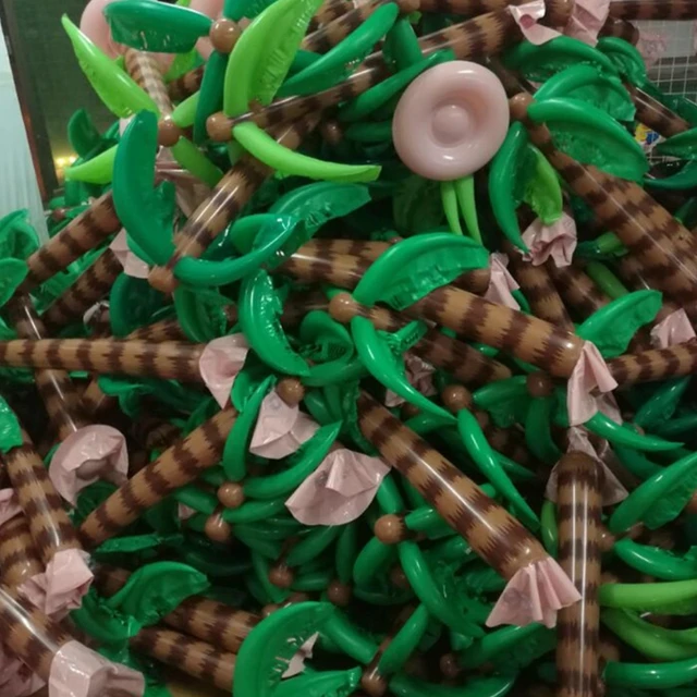 90cm Inflatable Tropical Palm Tree Pool Beach Party Decor Toy Outdoor Supplies 2