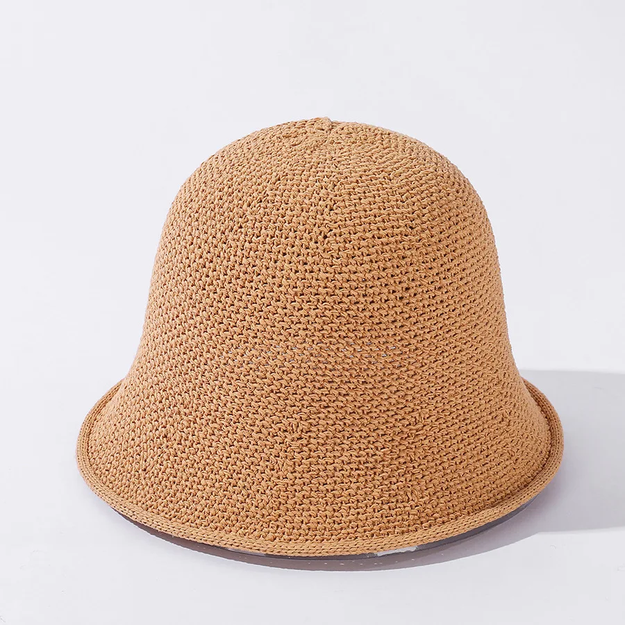 pink bucket hat COKK Bucket Hat Women Summer Spring Korean Retro Fashion Fisherman Cap Hat Female Solid Color Sunshade Simple Casual female bucket hat