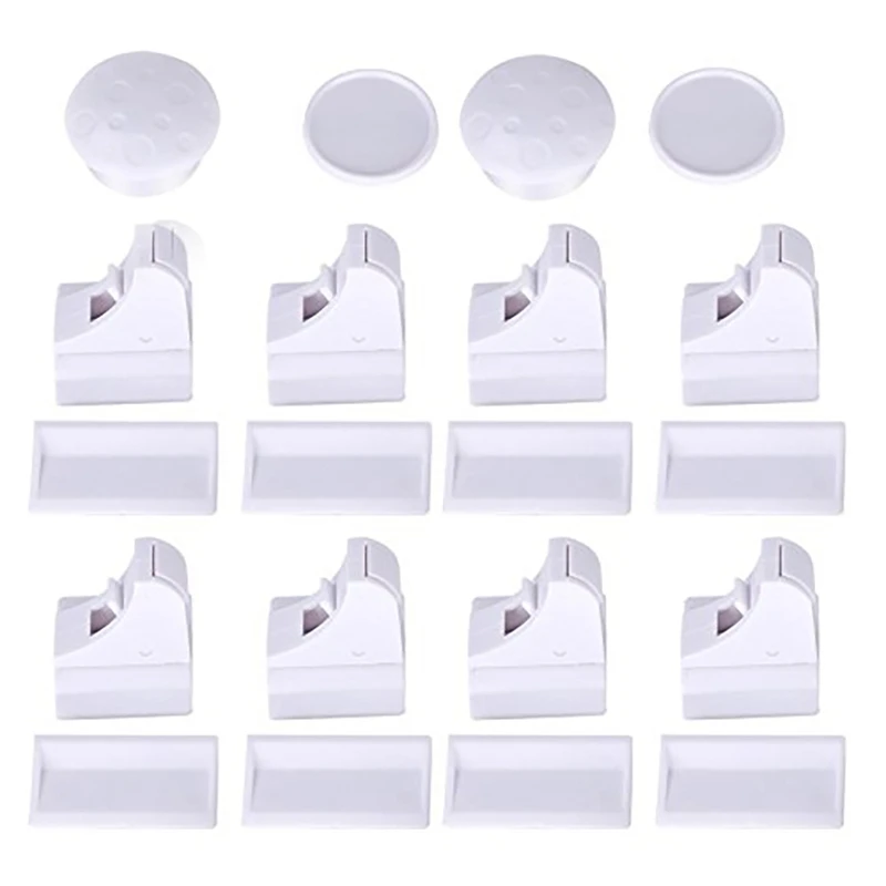 Magnetic Children Safe Lock Baby Security Cabinet Drawer Door Lock Kids Wardrobe Invisible Lock