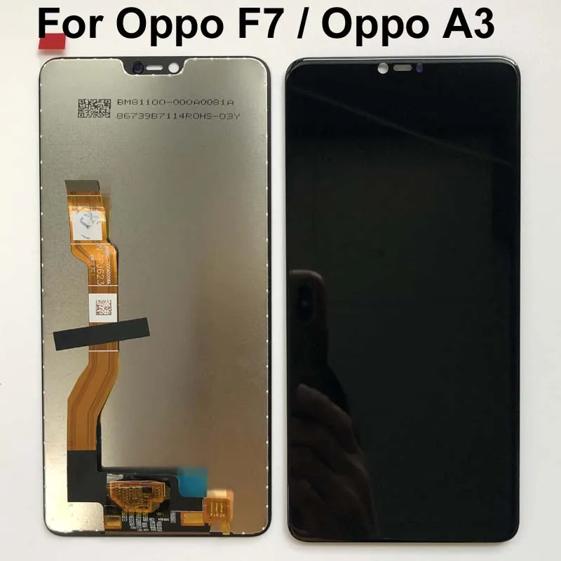 WENO 100% высококачественный 6 23 дюймовый черный для Oppo F7 / Youth A3 ЖК-дисплей | Мобильные