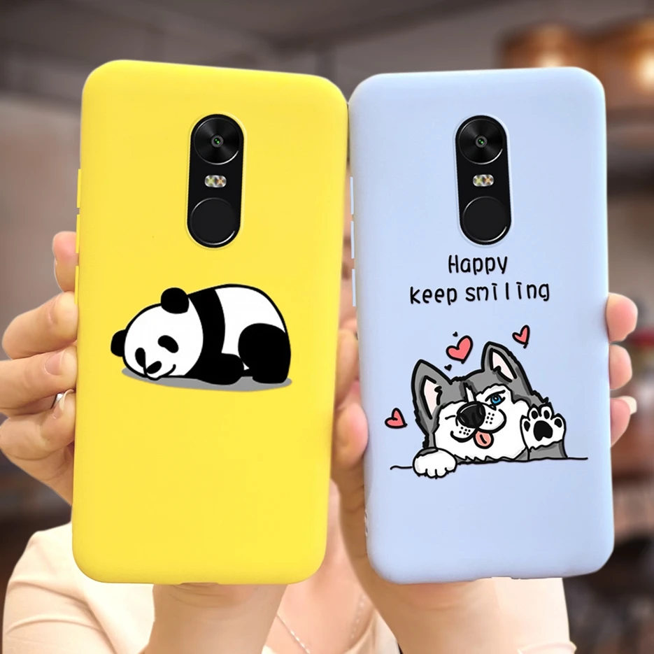 For Xiaomi Redmi Note 4X Case 3 4 Soft Silicone Cute Cartoon Panda Phone Cases Note3 Cover | Мобильные телефоны и