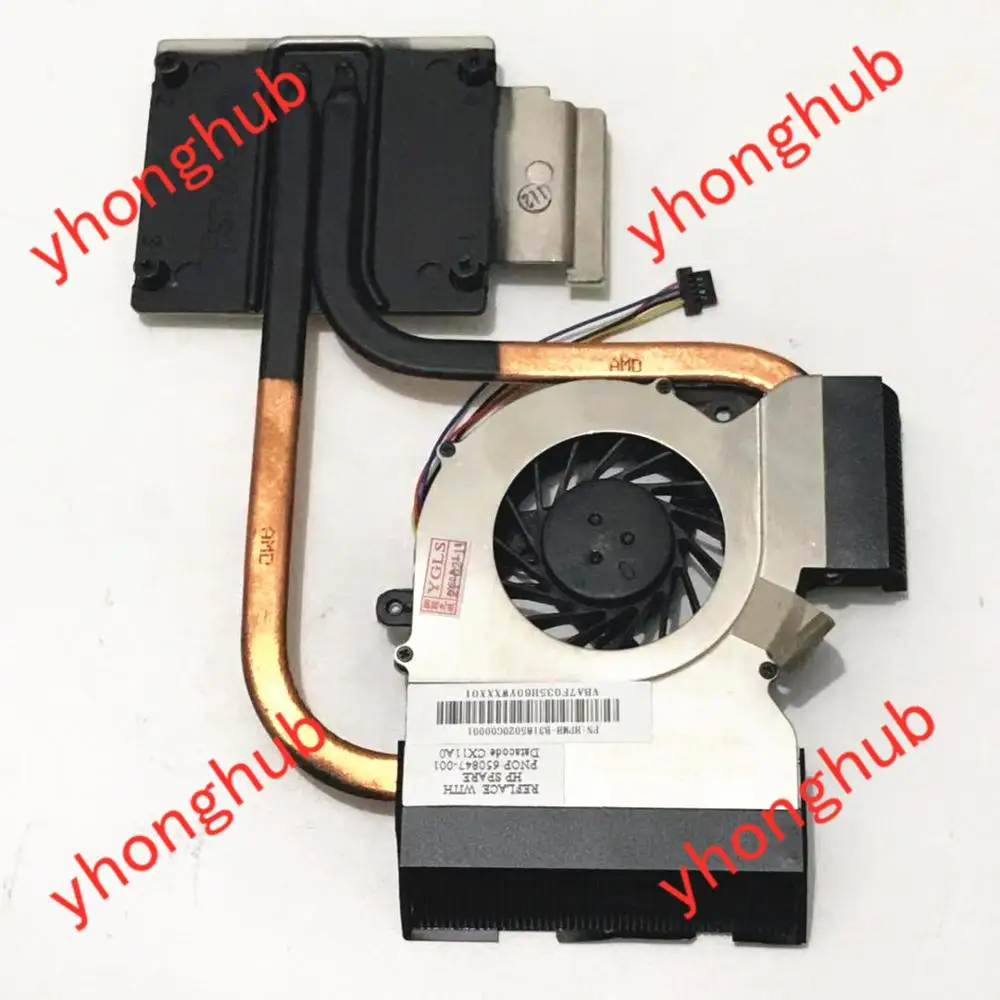 

DV6-6000 650847-001 MF60120V1-C180-S9A охлаждающий вентилятор с радиатором