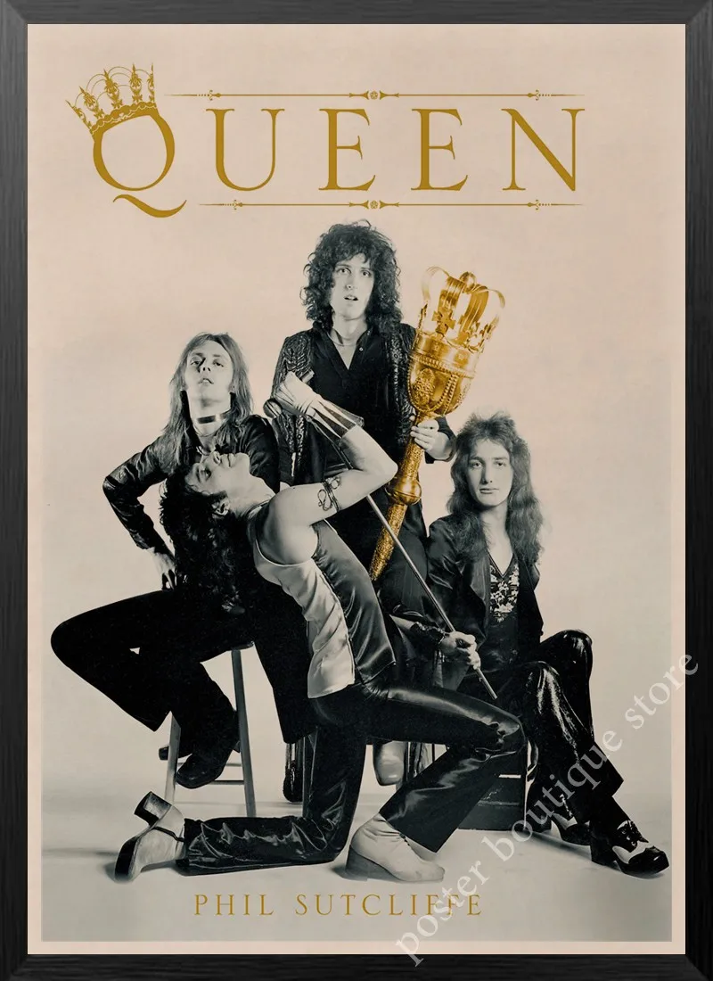 Queen Band музыкальный плакат на крафт-бумаге Фредди Меркьюри Винтаж высокого качества Рисунок ядро декоративная роспись стены стикер - Цвет: 13