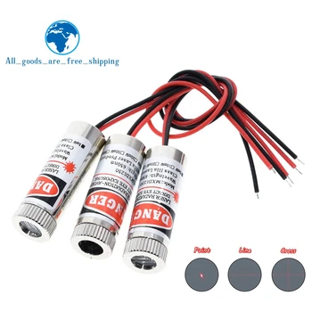 

650nm 5mW Red Point / Line / Cross Laser Module Head Glass Lens Focusable Focus Adjustable Laser Diode Head Industrial Class