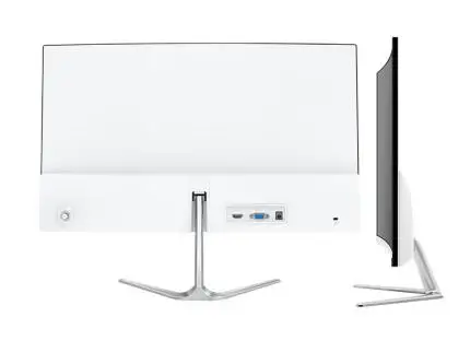 Monitor curvado para videojuegos, pantalla panorámica de 27 pulgadas,  IPS/Led, 24 pulgadas, 75Hz, entrada HDMI/VGA, Monitor Blanco/Rojo|Monitores  LCD| - AliExpress