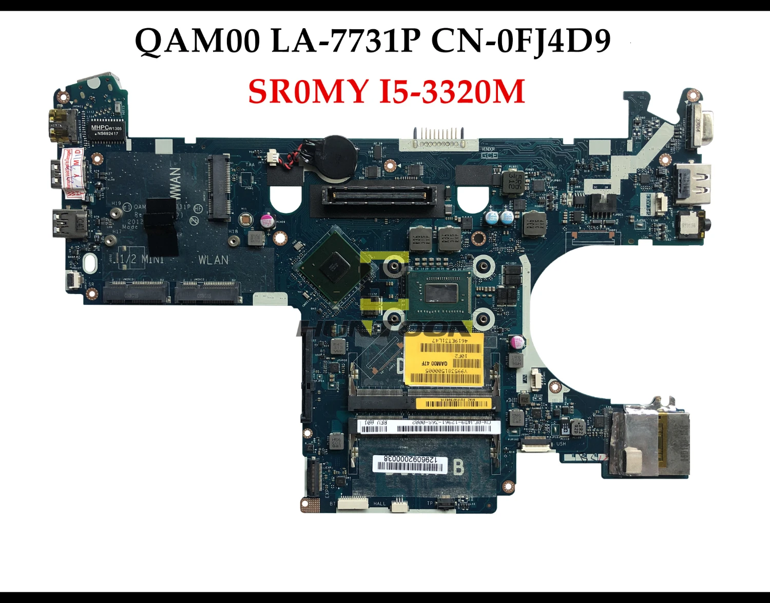 Высококачественная материнская плата QAM00 LA 7731P для ноутбука Dell Latitude E6230 CN 0FJ4D9 SR0MY I5