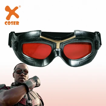 

XCOSER Captain America Falcon Sam Wilson Cosplay Goggle Halloween Cosplay Mask Adjustable Eye Mask High Quality Costume Props