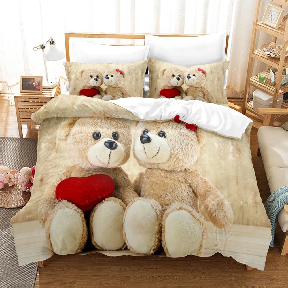 teddy bed clothes
