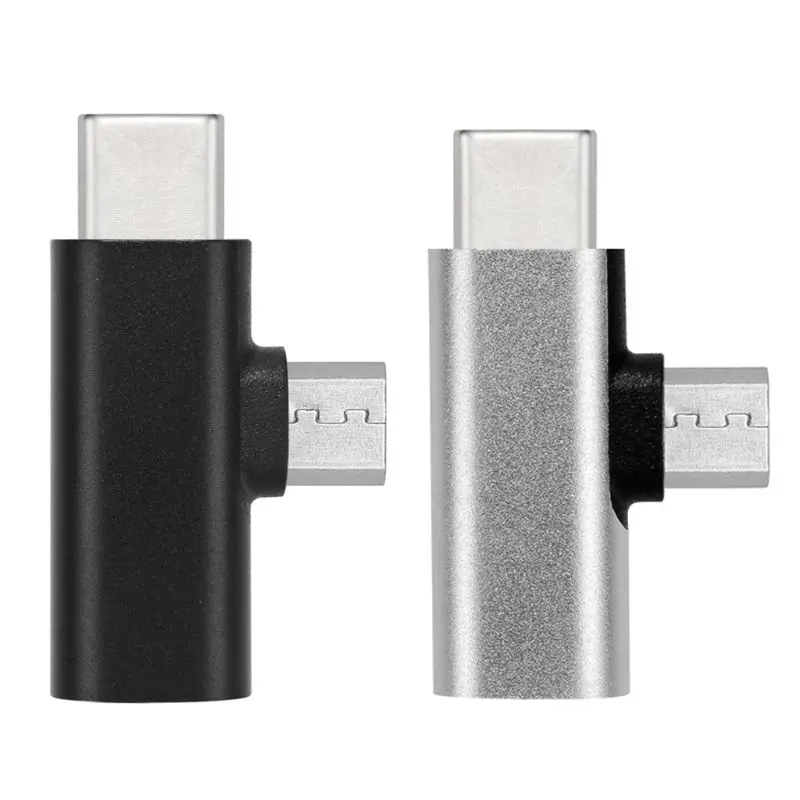Переходник для зарядки SIV 8Pin Мама-папа типа C + Micro USB папа Samsung/Huawei/Xiaomi/Oneplus /Android