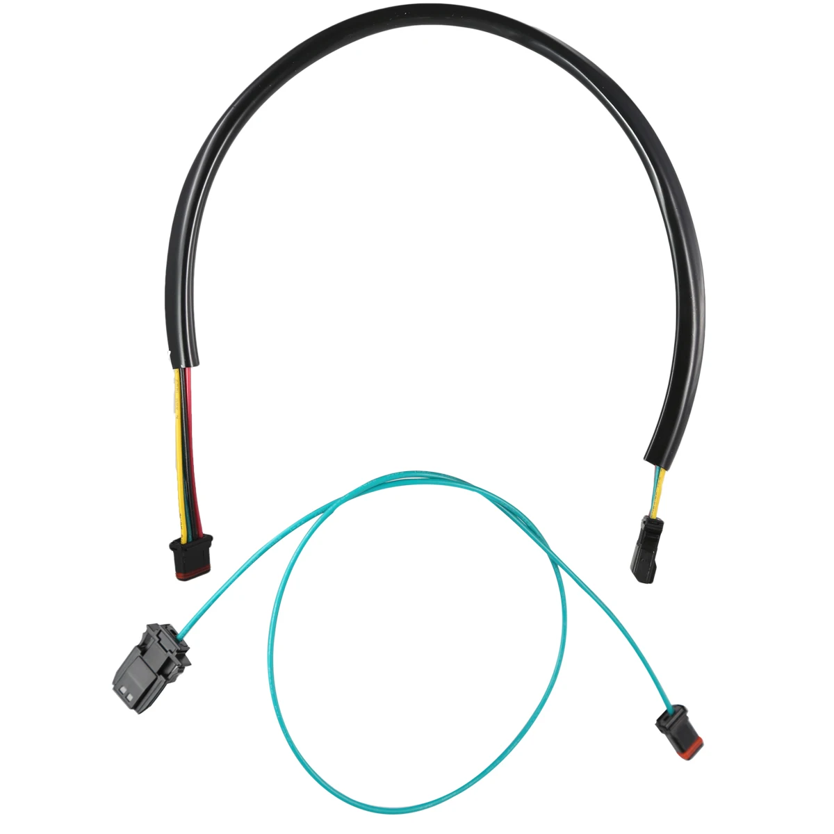 

16" 50cm Heighten Handlebar Switch Wiring Extension For Harley Breakout Dyna Electra Glide Fat Bob Boy Softail Sportster 14-21