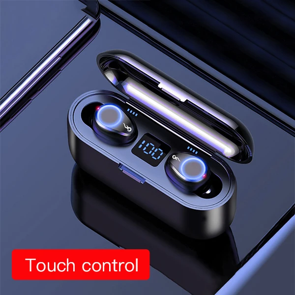 Type 3 ACCEZZ TWS Bluetooth беспроводные наушники Hi-Fi стерео сенсорное управление гарнитура с зарядным устройством коробка экстал Банк питания зарядное устройство держатель телефона - Цвет: Type 3