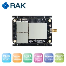 Iot lora base do módulo de gateway em sx1301 transmissão de espectro de propagação sem fio que envia o módulo do nó lorawan, interface usb spi q137