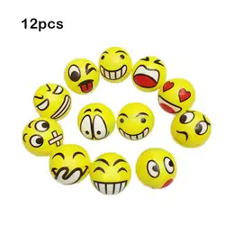 63 мм 1 шт. Забавный смайлик Emoji лицо против стресса успокаивающий шар для детей аутизм игрушки для настроения успокаивающий, для сжимания