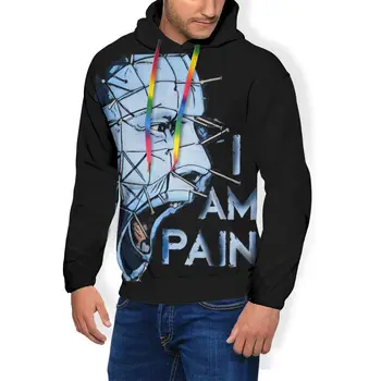 

Pinhead Hoodie Hellraiser Hoodies Winter Polyester Pullover Hoodie Fashion Long Sleeve Men Red Hoodies