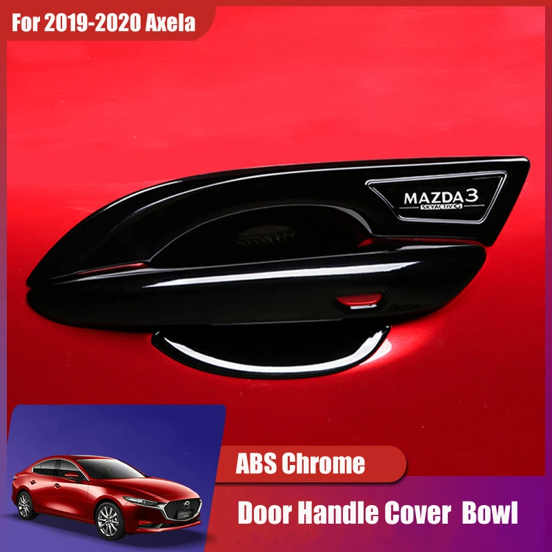 Для Mazda 3 Axela 2019 2020 левый привод ABS крышка дверной ручки чаша декоративная отделка