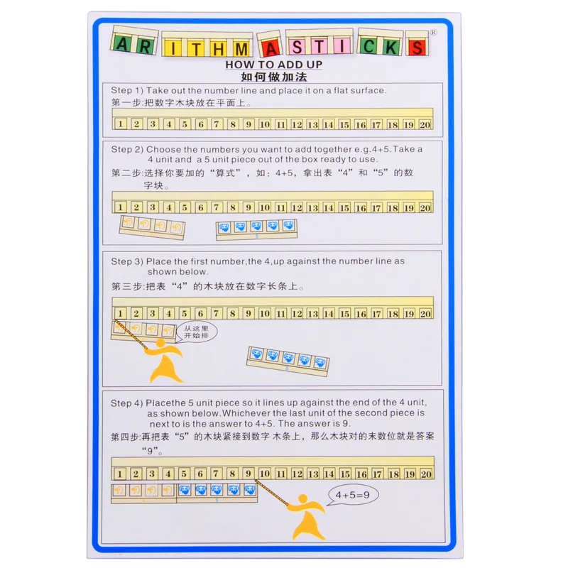 

Montessori Training Aid Mathematical Computation Cognitive Matching Jigsaw Puzzle Children'S Educational Can Early Education 2-6