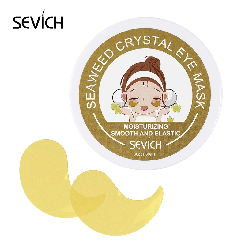 Sevich Gold/маска для глаз с морскими водорослями Увлажняющие гелевые патчи для глаз удаляют темные круги Анти-возрастной мешок для морщин глаз 60 шт. уход за кожей