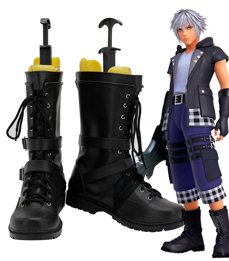 Kingdom Hearts 3 Riku/Обувь для костюмированной вечеринки; ботинки изготовленные под заказ на Хэллоуин; карнавал для взрослых; мужские европейские размеры