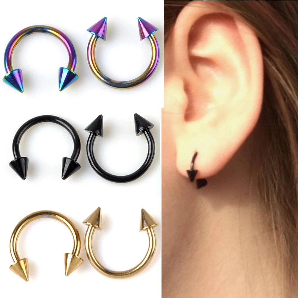 5 шт. конусные колечки для пирсинга бровей 8 мм 10 мм|spike bang|spike jewelry wholesalejewelry roll |